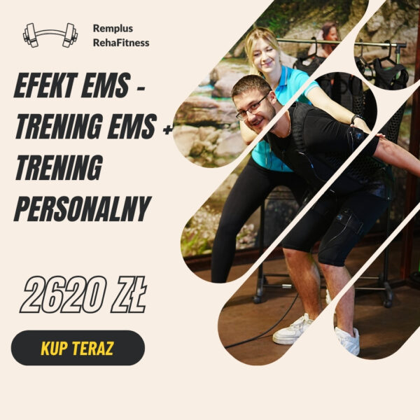 Efekt EMS - Trening EMS + Trening personalny